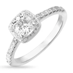 Zirkon ring i sølv