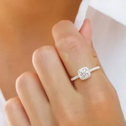 Zirkon ring i sølv