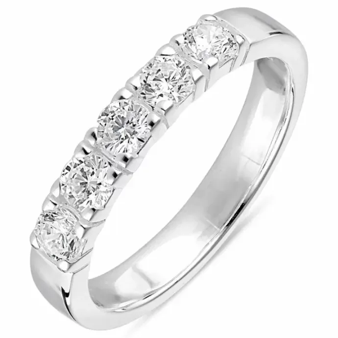 Zirkon ring i sølv