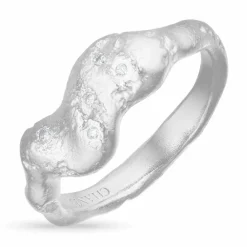 Zirkon ring i sølv