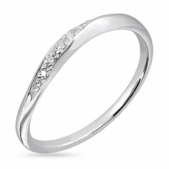 Zirkon ring i sølv