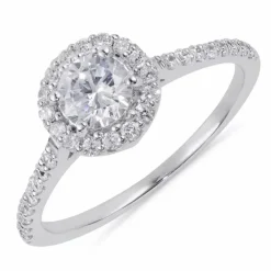 Zirkon ring i sølv
