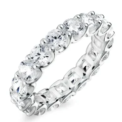 Zirkon ring i sølv