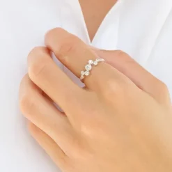 Zirkon ring i sølv - Bubbly Sparkle