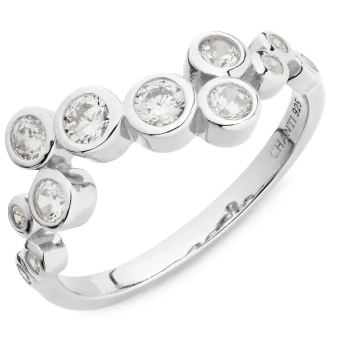 Zirkon ring i sølv - Bubbly Sparkle