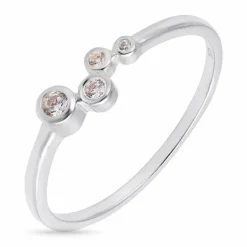 Zirkon ring i sølv - Bubbly Sparkle